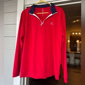 New Rhobak quarter zip. Never worn. Tags removed.